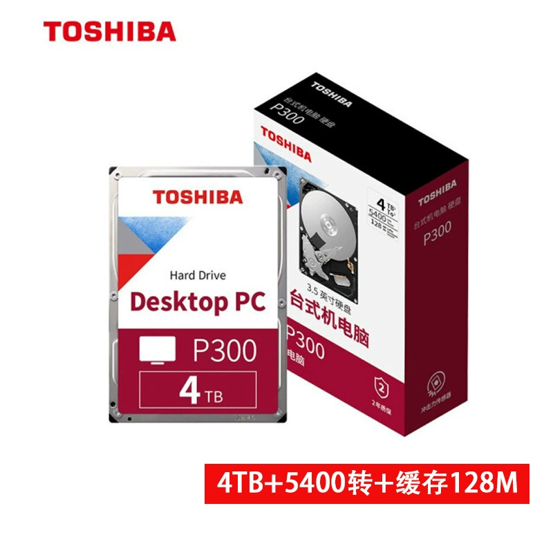 Жесткий диск Toshiba P300 6Т 2Т для настольного компьютера 3,5-дюйма, SATA, механический диск 1Т 4Т