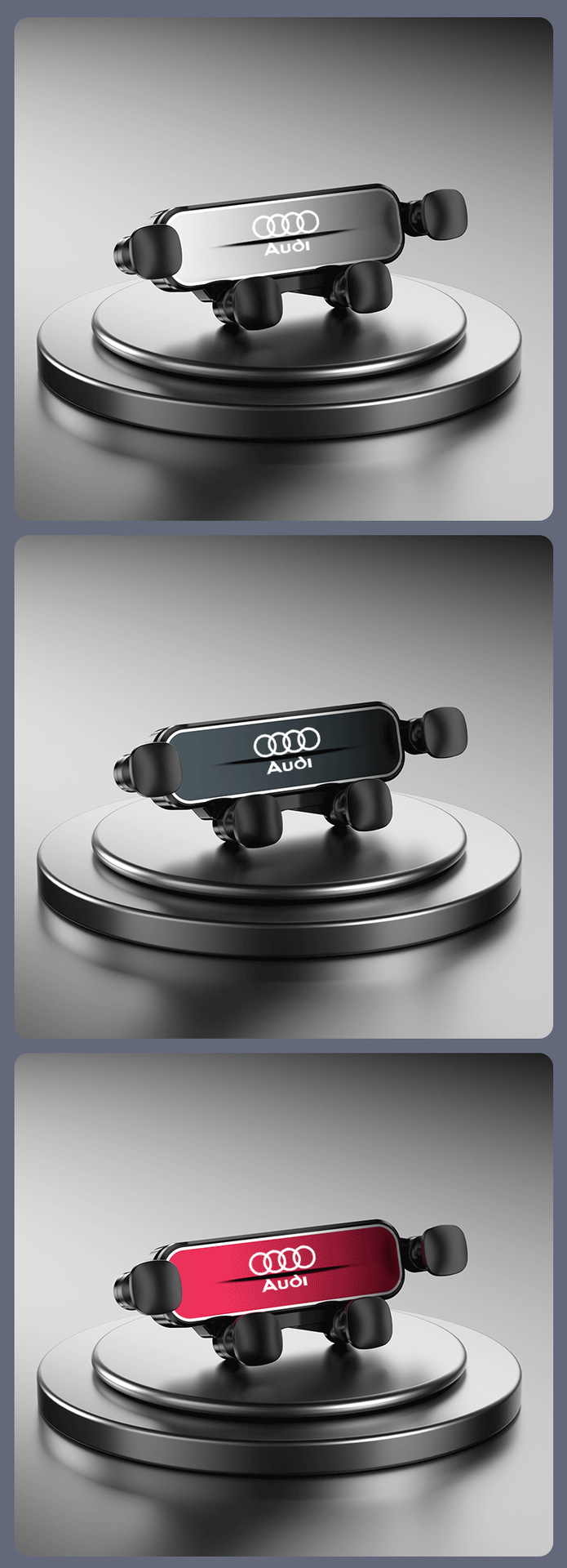 Audi A6/A4L-A5/Q5/A1/A8L/Q5L/Q3/Q7 special navigation car gravity mobile phone holder