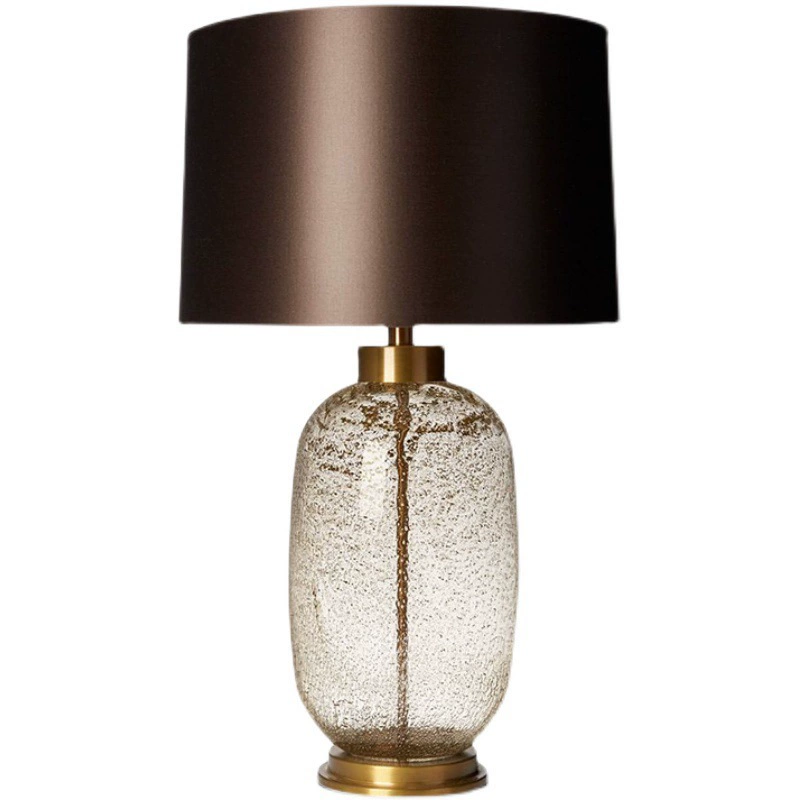 Modern and minimalistic creative blue table lamp for living room, room lantern for bed for hotel