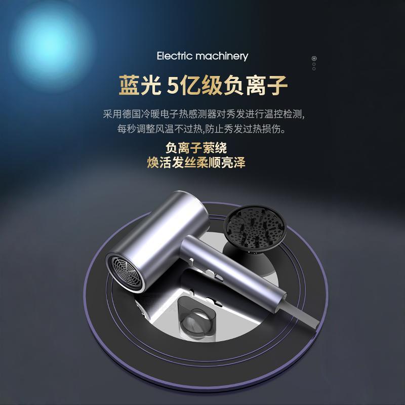 Cross-Border High-Speed High-Wind Hair Dryer, Silent Negative Ion Household High-Power Hair Care Quick-Drying Constant Temperature Dormitory Hair Dryer