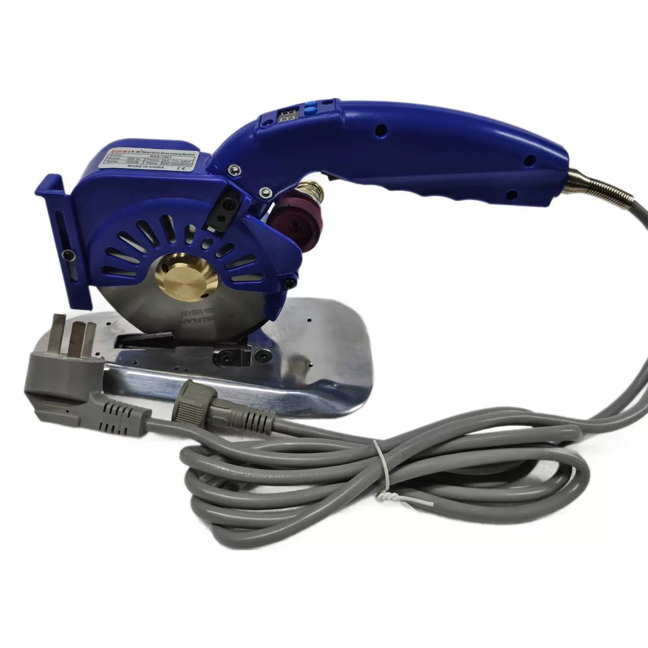 Cuchillo redondo tijeras eléctricas manuales cuchillo redondo pequeño cortador eléctrico