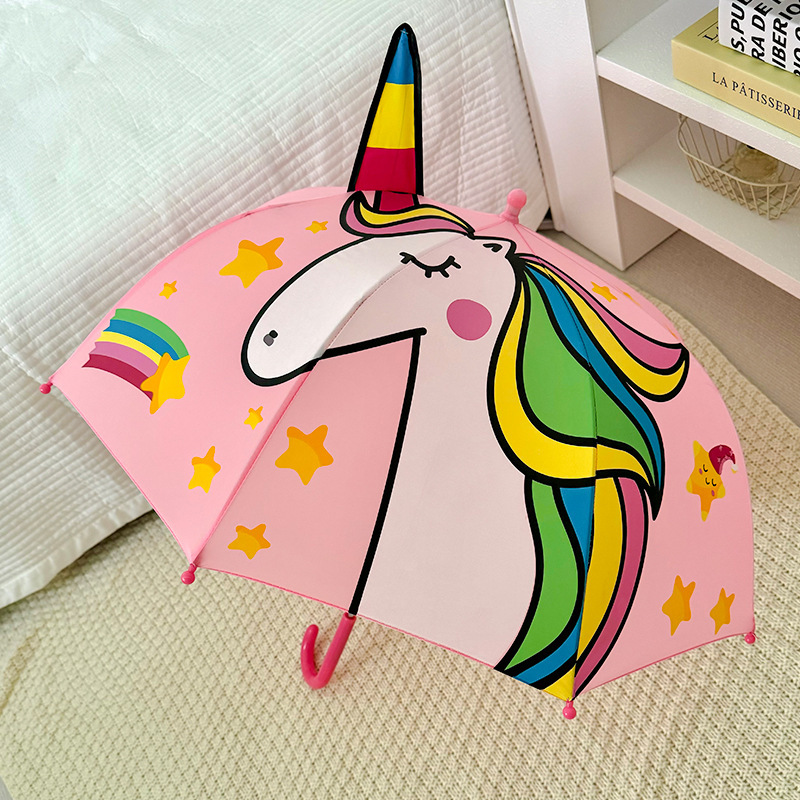 Children's umbrella cute super light men's and women's ears three-dimensional shape children's umbrella kindergarten baby children's small children's umbrella