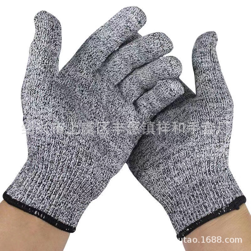 Guantes anti-corte de nivel 5 al por mayor de fábrica, jardinería de cocina de grado alimenticio, guantes de protección contra la pesca anti-corte, protección laboral resistente al desgaste