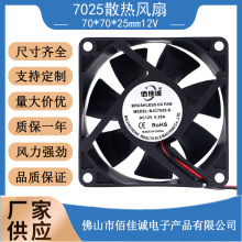 7025�������12Vֱ���������Ż������7cm70*70*25mmɢ�ȷ���