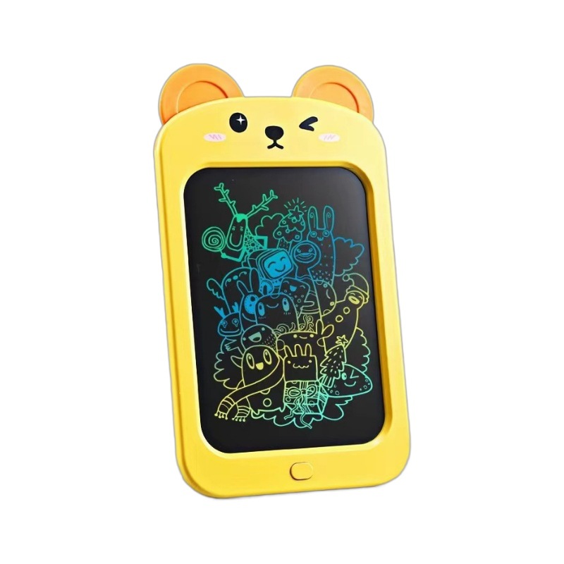 Tablero de dibujo para niños Tablero de escritura a mano para bebés de 10 pulgadas Tablero de escritura a mano LCD Pizarra pequeña de graffiti Tablero de dibujo borrable Juguetes educativos al por mayor