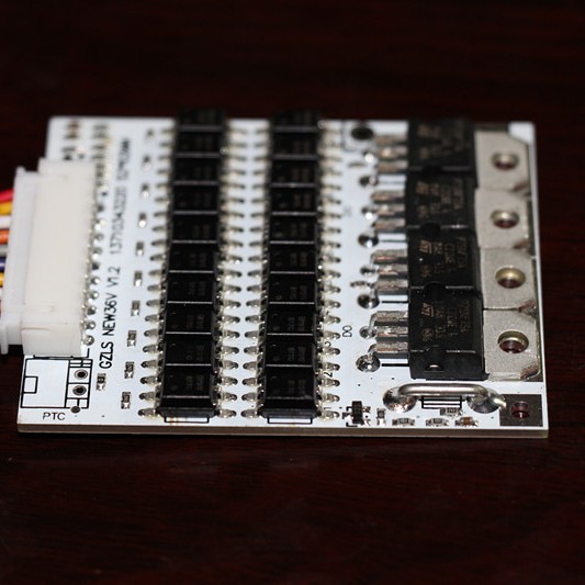 40A 36V平衡电池保护板BMS 10S锂离子10串锂电池过充过放保护模块