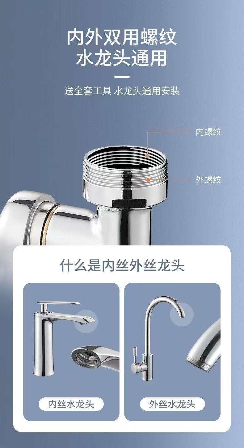 Splash-proof adjustable extender, rotatable faucet, washbasin, multi-functional universal joint, splash-proof wonder undefined