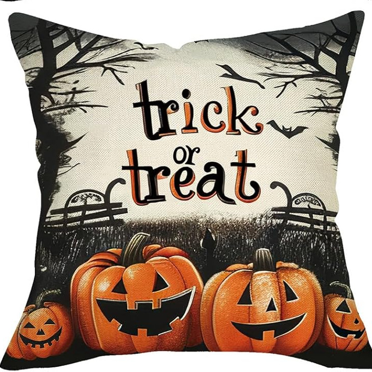 Decorations, pillow, pillowcase, Amazon, halloween