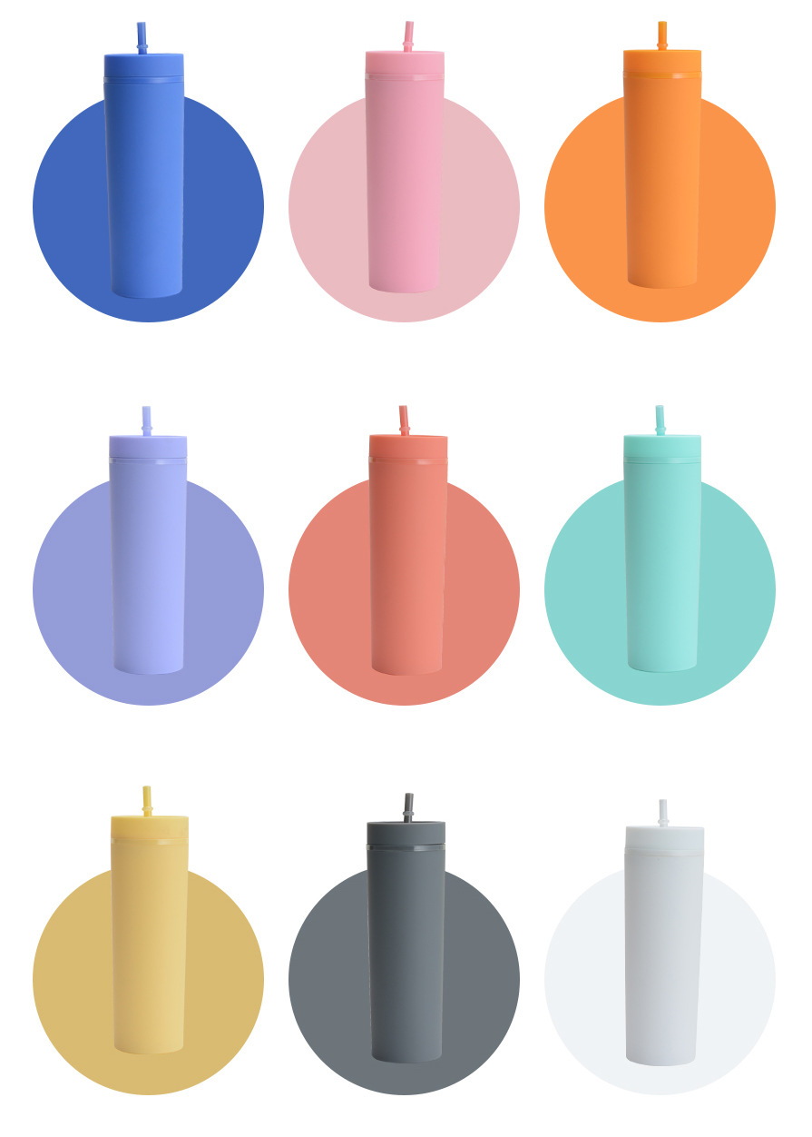 塑料杯，吸管杯，直杯