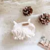 White knitted overall