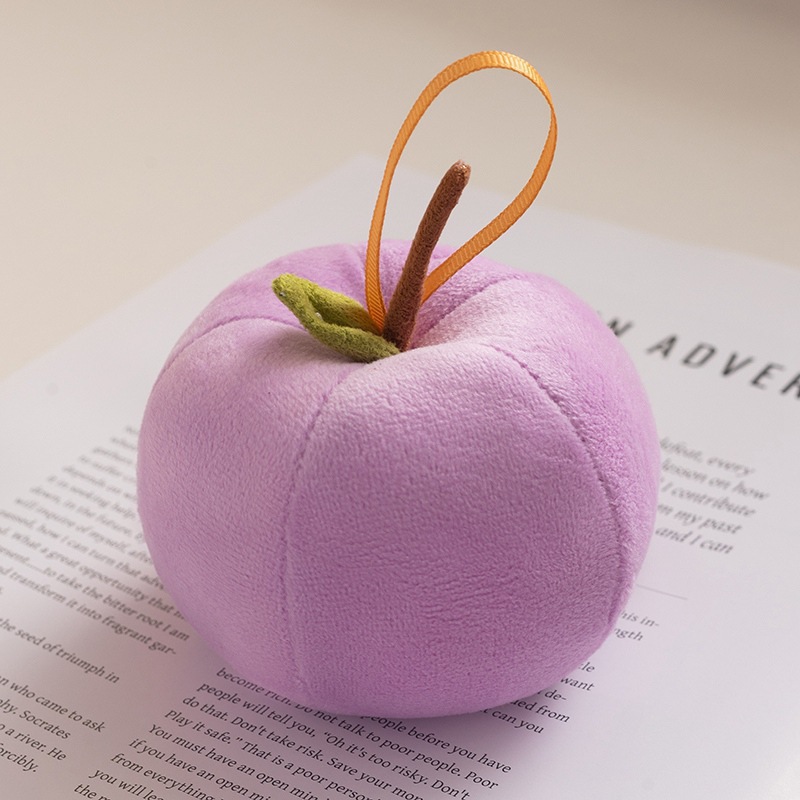 Apple bolso colgante manzana verde peluche juguetes colgante manzana roja muñeca cojín muñeca de fruta regalo