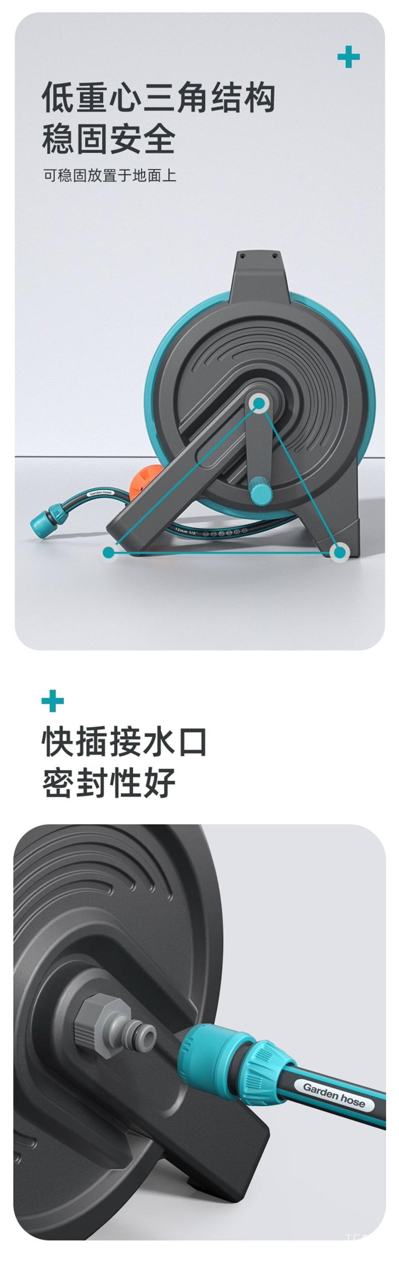 High-pressure car wash water gun, powerful hose for watering flowers, household floor cleaning, pressure-boosting for yard washing and watering, Peihui