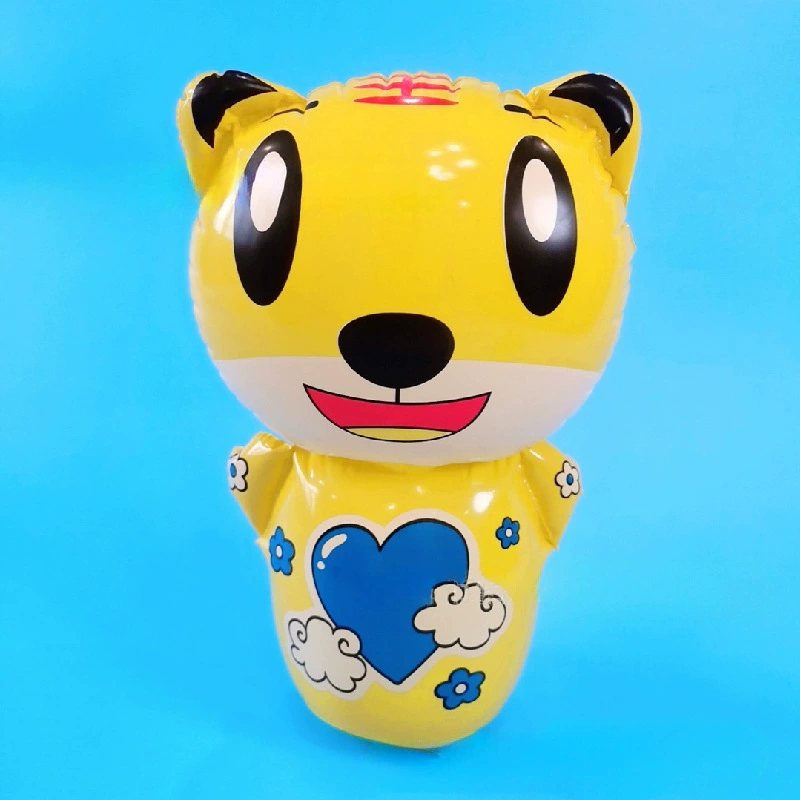 Inflatable toy, plastic percussion instruments PVC, cartoon roly-poly doll