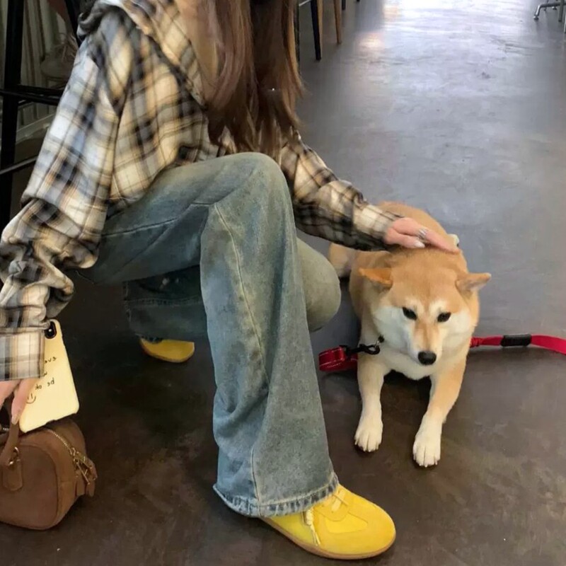 澜柜版~超火复古拼色厚底德训鞋女2025秋新款内增高运动休闲板鞋|undefined