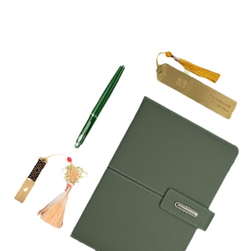 Business notebook high-end gift box A5 customization corporate promotional set school memo pad souvenir with logo printing