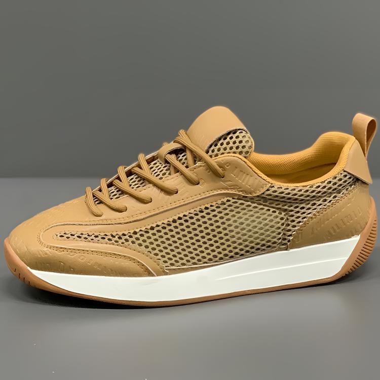 Nuevos zapatos casuales de malla transpirable, zapatos Forrest Gump para hombres, zapatos deportivos, cuatro estaciones, zapatos de hombre para estudiantes de todo fósforo, zapatos de entrenamiento alemanes