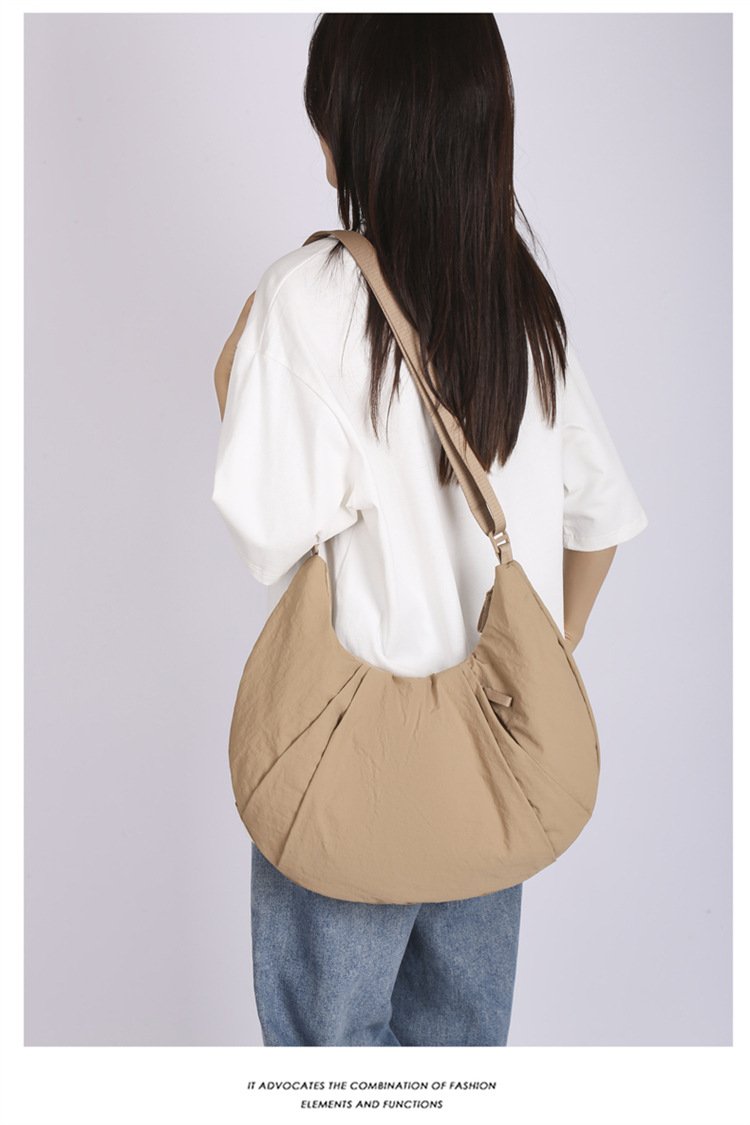 Women's Large Capacity Crossbody Shoulder Bag Simple Tote Bag_voghion.com
