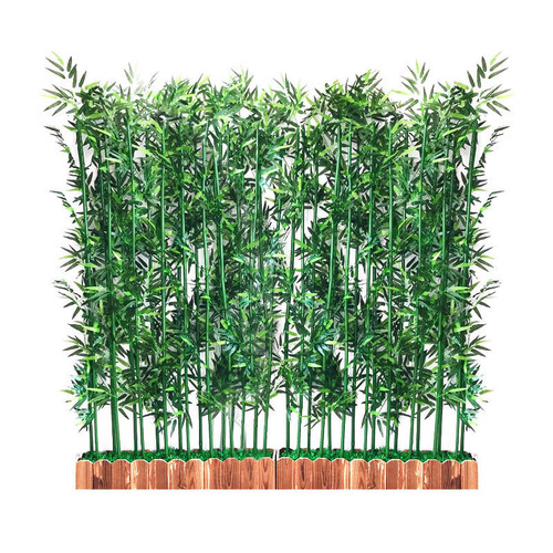 Artificial bamboo and faux bamboo plants for indoor and outdoor decoration: partition screens, entryway dividers, living room accents, hotel displays, and scenic wall installations.