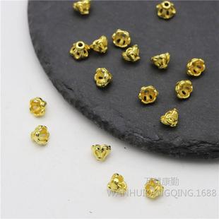 50���r��ɫ�Ͻ�6mm�p֦����Сñ��diy���L�l�����u����������