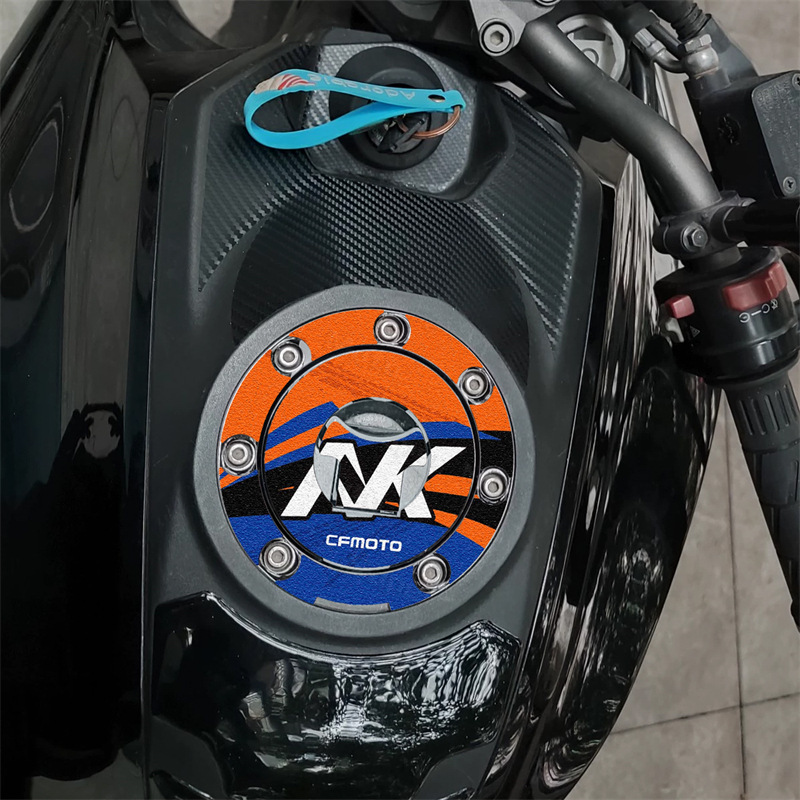 (2개) 봄 바람 250SR 450SR 650NK 800NK 800MT 수정 된 연료 탱크 캡 스티커 보호 데칼을 위해 적당한