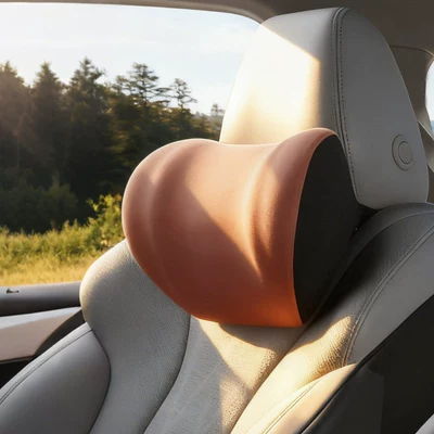 Headrest Pillow for Car Seat - sakura-powder-comes-with-extension-belt
