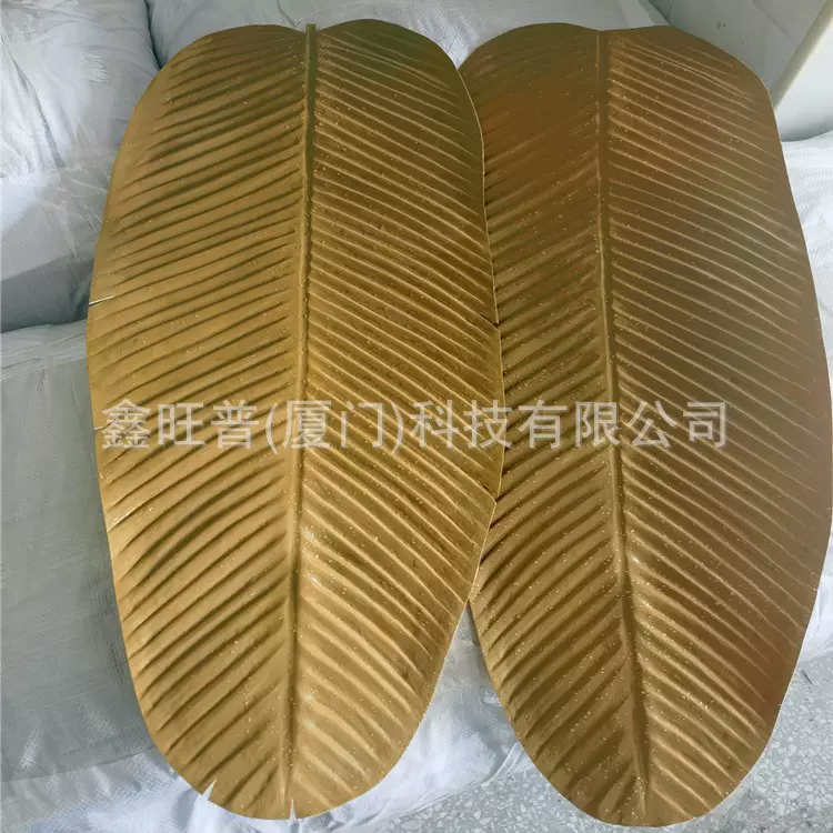 仿真芭蕉叶高密度材质自然逼真防火阻燃尺寸定制工厂直销