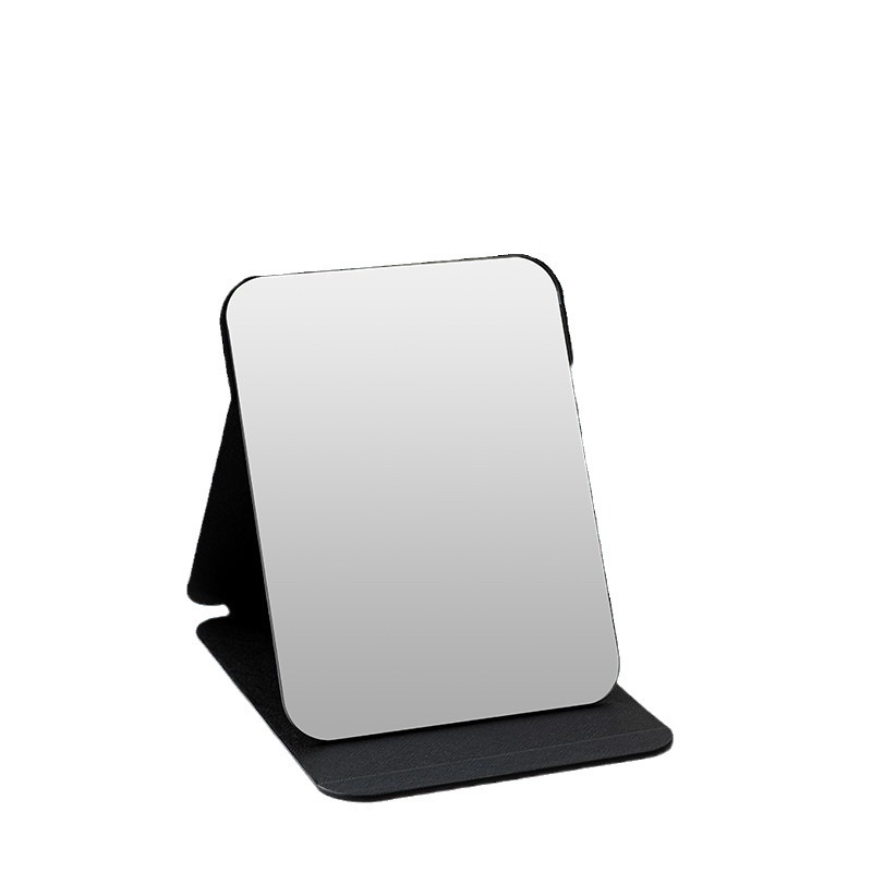 Folding table mirror