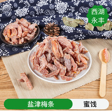 批发散装蜜饯【盐津梅条】酸甜适中干度清甜小零食