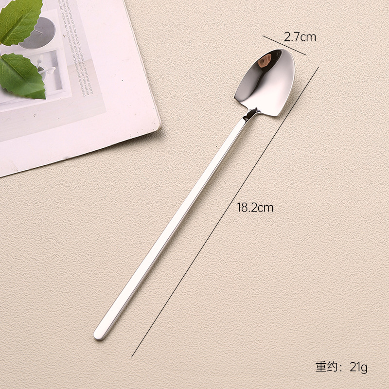 Edelstahl Eislöffel Und Dessertlöffel Für Kaffee Und Tee_voghion.com