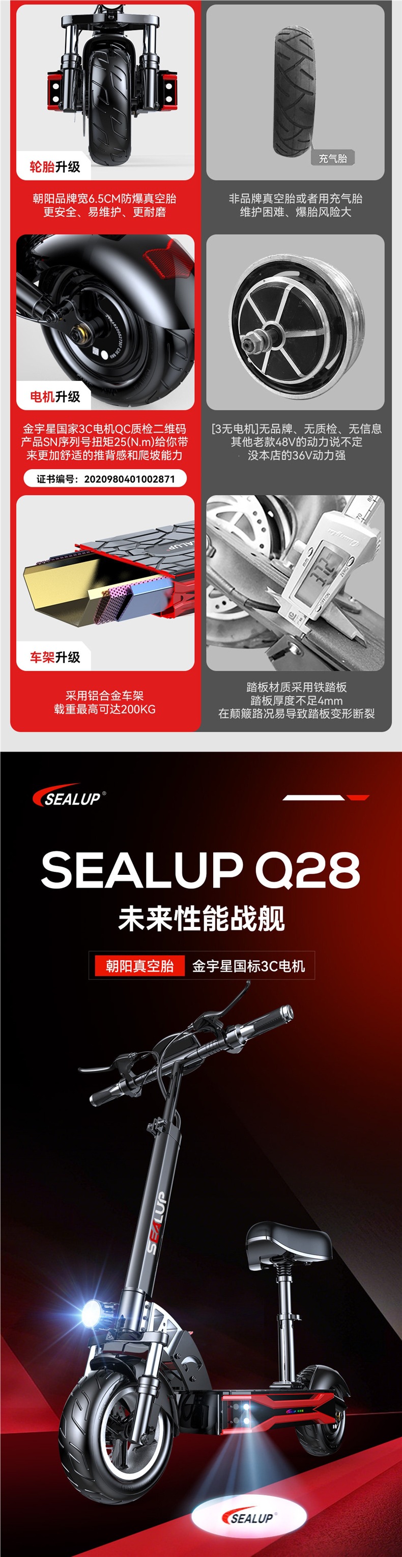 Hilop electric scooter, electric folding scooter, small electric vehicle, two-wheeled mini electric scooter for adults, electric pedal scooter