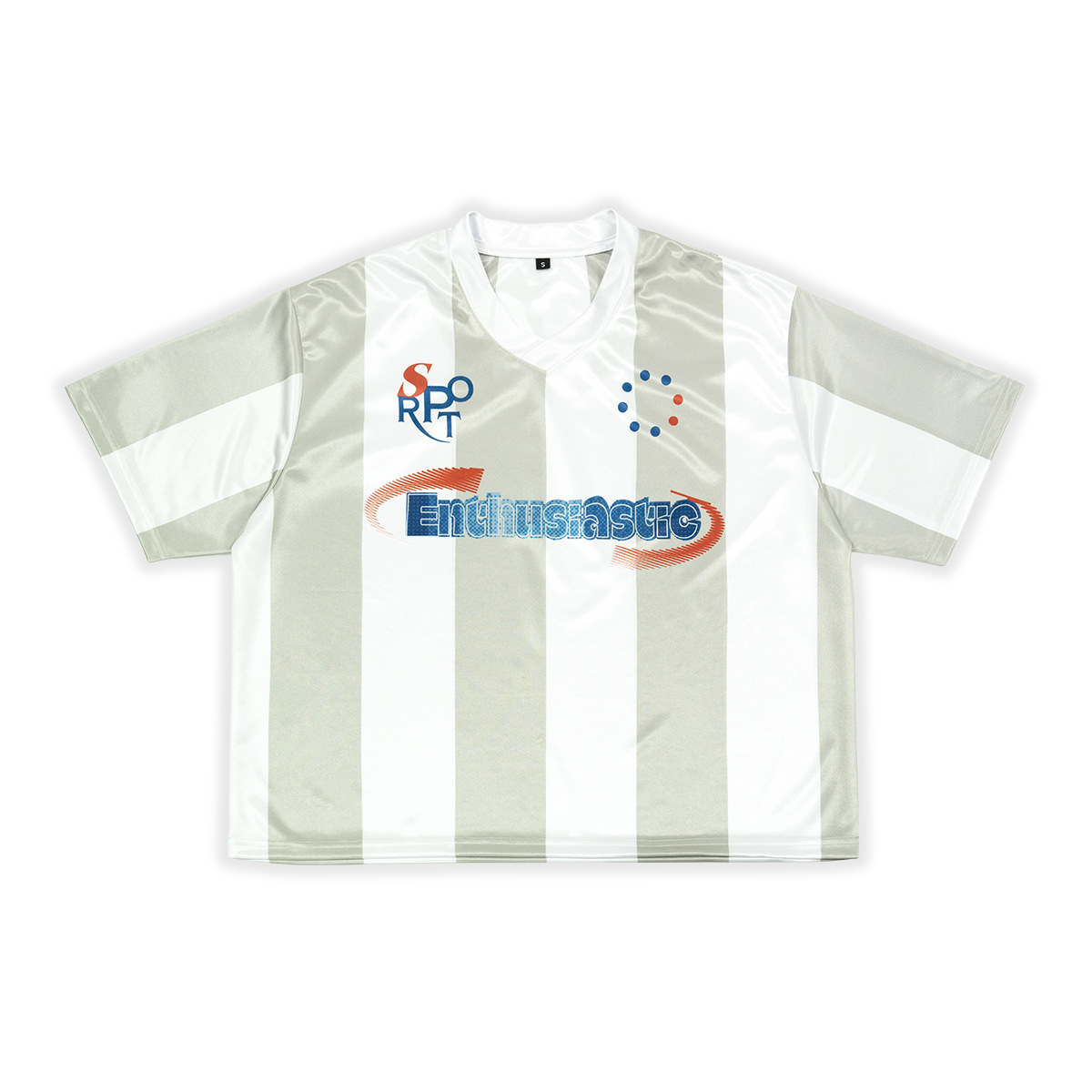 ETAI Hombre| Tide transfronterizo corto ancho modelo de fútbol cuello V manga corta de alta calidad rayas casuales camiseta de boxeo image 8