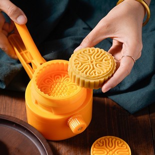 Hand-Pressed Semi-Automatic Adjustable Thickness Reverse-Buckle Mooncake Mold Commercial Ice Skin Mung Bean Pastry Mold Qingming Fruit Mold