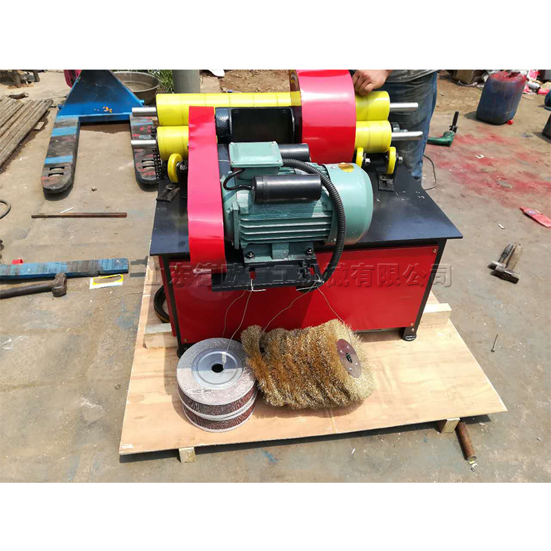 直管圆管抛光机 立式管子外圆研磨机 车辆配件五金制品除锈机