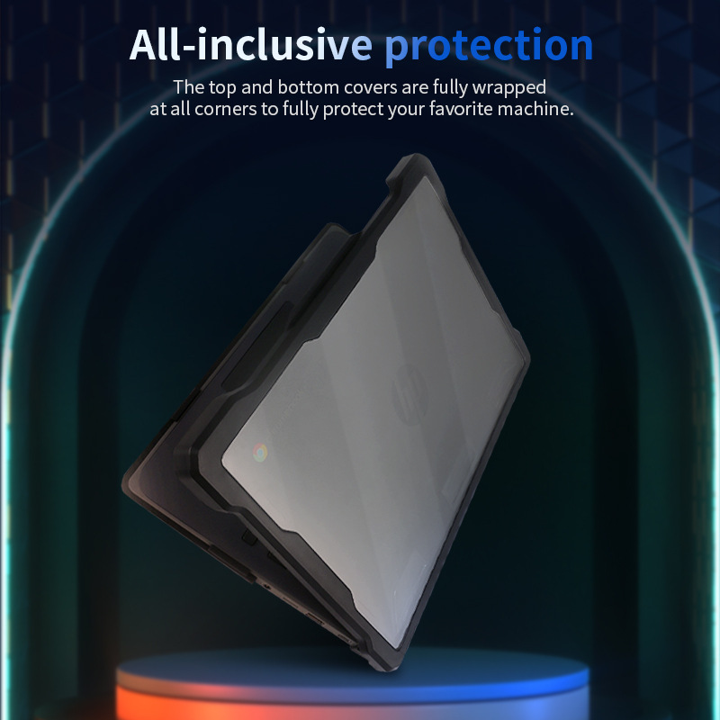 Hp G9 Computer Protective Case Anti-Fall and Anti-Scratch Suitable for Chromebook 11Mk G8 G9 Transparent Frosted Pc Case