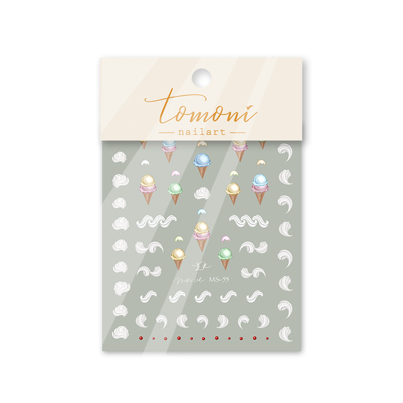 Pegatinas de uñas ins fresa en relieve ultrafino pequeño a cuadros frescos adhesivo nupcial uñas encaje decoración de uñas chica