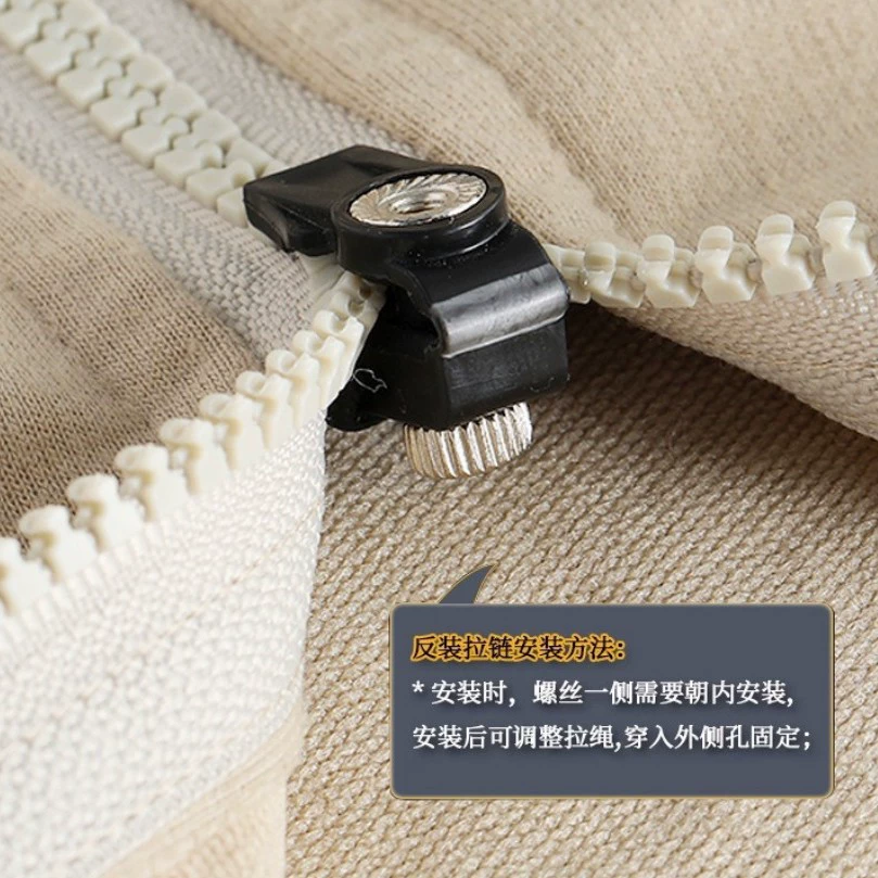 Universal changeable metal backpack with zipper, bag accessory, removable jacket