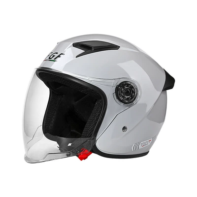 Men's Electric Motorcycle Helmet, Women's – Motosiklet kaskı (dəbilqə) - new-national-standard-class-a-3c-silver-gray-hd-transparent-long-mirror