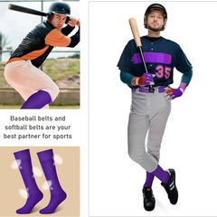 成人棒球腰帶彈力皮帶高爾夫鬆緊腰帶男女戶外運動壘球長度可調節