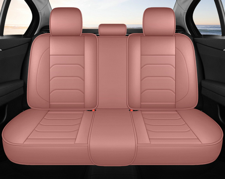 Five-Seat Car Seat Cushions, Fully Enclosed, Suitable for All Seasons, Full Leather Car Seat Covers, Wear-Resistant and Dirt-Resistant Leather Car Seat Cushions