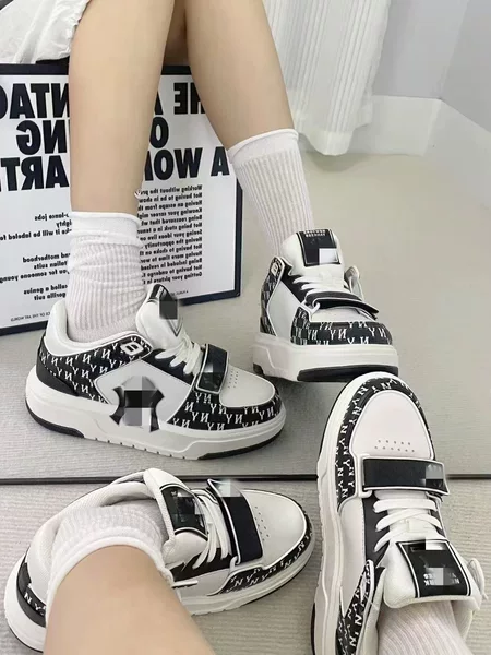 Putian pure original MLB shoes, mid-top dad shoes, women's shoes, NY big logo, Yankees team, height-increasing shoes, 6CM, couple shoes