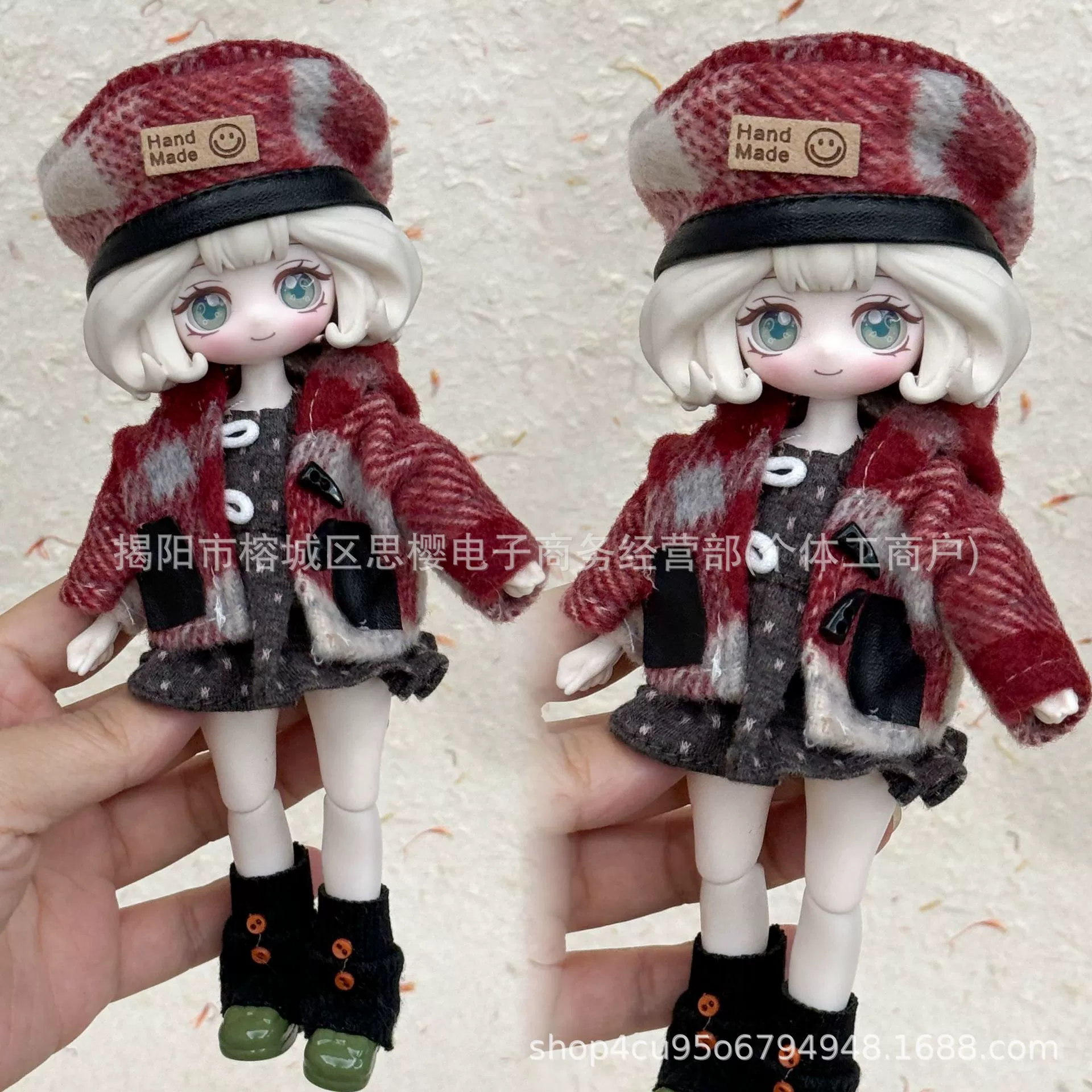 Набор одежды для куклы 8 очков bjd 12 очков ob11 11–17 см Ah Ti Bang Ni Tu Penny Beast Boy Clothes