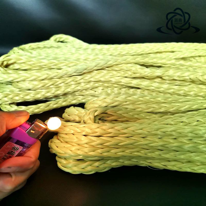 芳纶绳绞盘绳阻燃绳滑水牵引绳运输吊装绳低延展静力绳耐高温