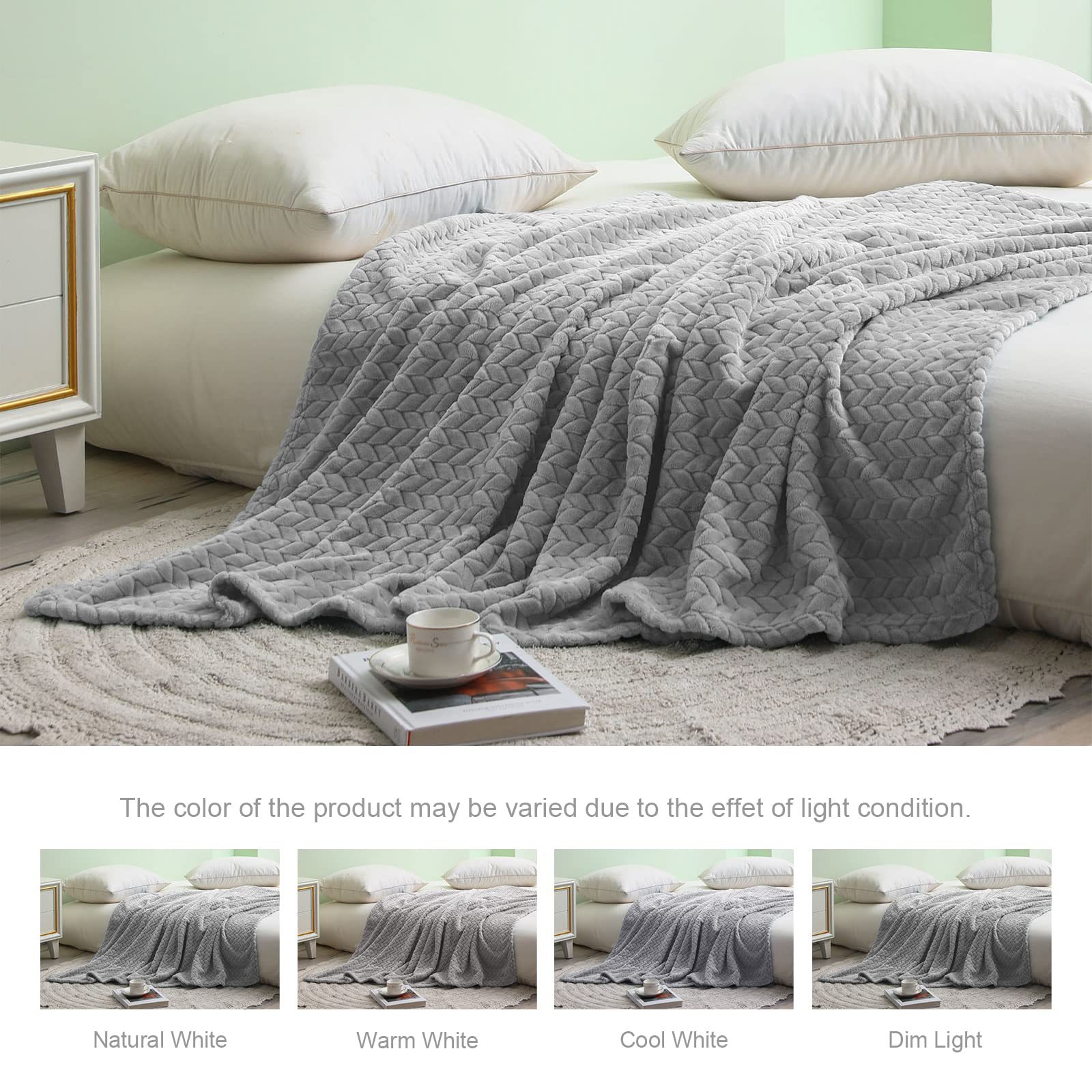 Light Grey Throw ( 50x70 IN )-