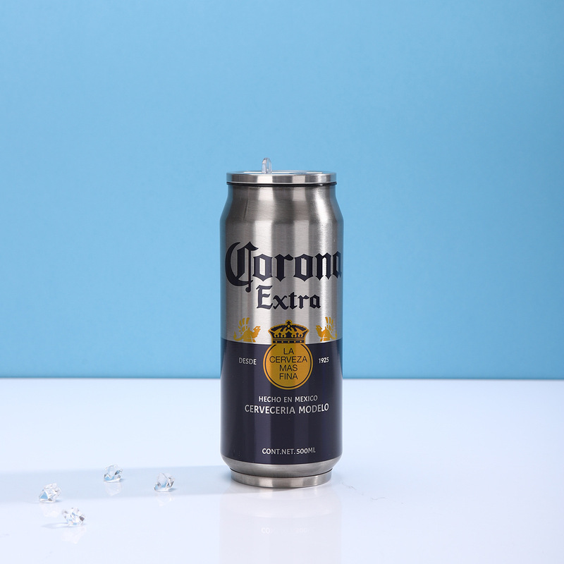 クリエイティブな新しいコーラボトル 304 ステンレス鋼真空断熱カップ屋外キャンプ直飲みビールカップ|undefined
