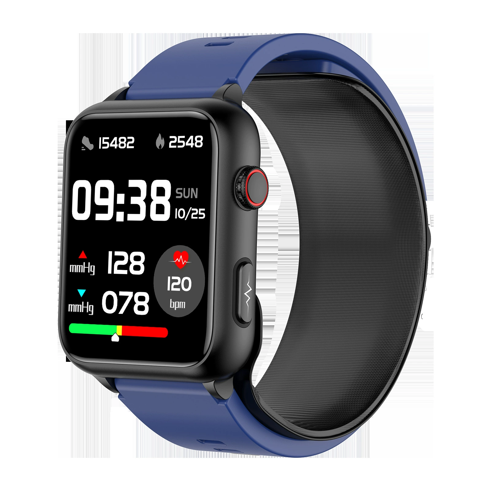 TK63 (Healthwear) Bluetooth-насос для измерения артериального давления, ЭКГ, погоды, температуры, умные часы