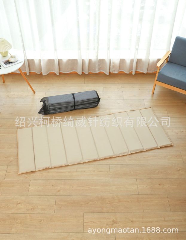 カーペット寝床マット折りたたみ可能収納キャンプ厚手シングルヨガ防湿マットオフィス昼寝マット|undefined