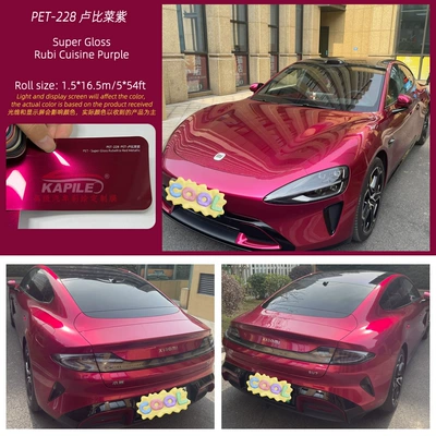 Auto Color Change Film: Changing Film Super Bright Metal Midsummer - super-bright-metallic-rubellite-purple-15217m