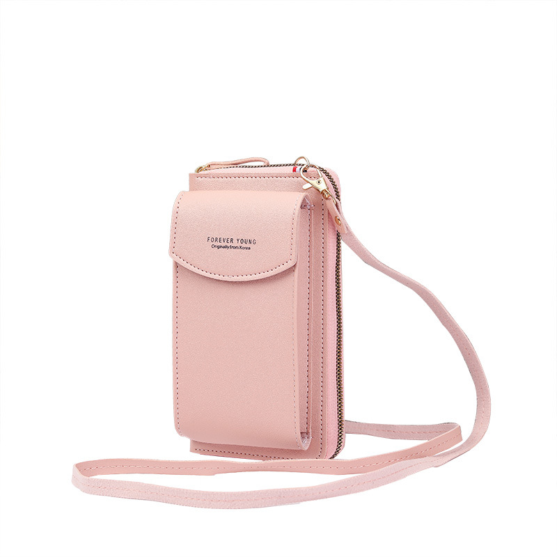 New Phone Bag Small Shoulder Crossbody Zipper Bag Long Clutch Ladies Wallet