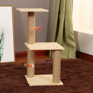 Custom Cat Scratching Column Cat Grinding Paw Artifact to Tease Cat Artifact Self-Hi Kitten Climbing Rack Vertical Cat Toy Cat Scratching Board