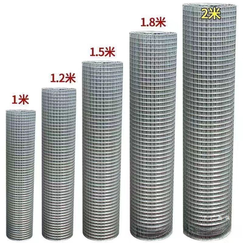 养殖网热镀锌钢丝网加粗超硬铁丝网养鸡鸭鹅封窗网防蛇鼠铁网格网